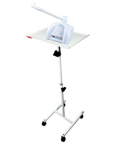 Mesa Branca Carrinho Auxiliar Regulável p/ Vapor de Ozônio MAO01BR - Best Pro